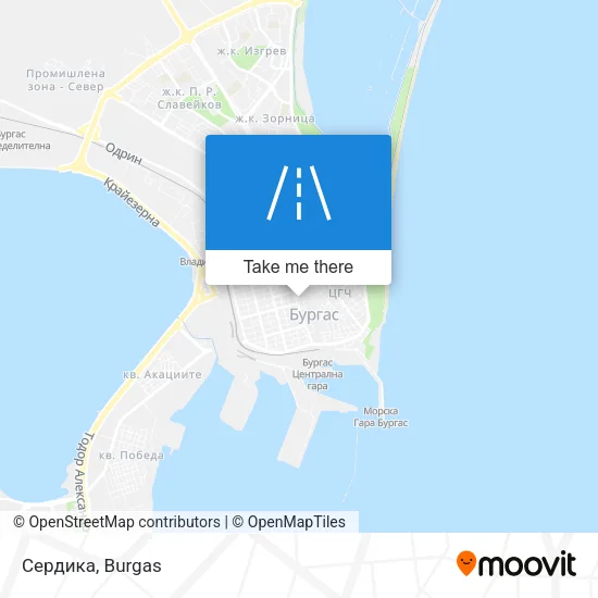 Карта Сердика