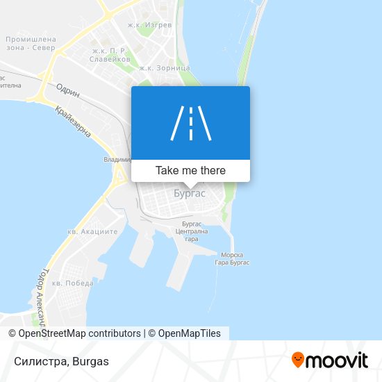 Силистра map