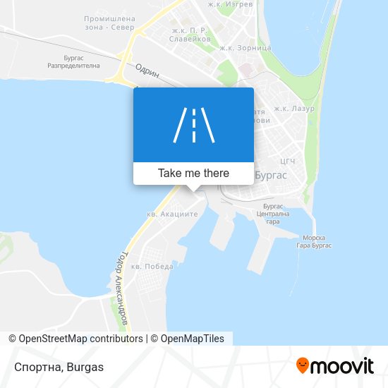 Карта Спортна