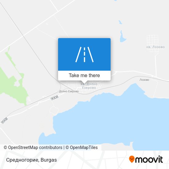 Средногорие map