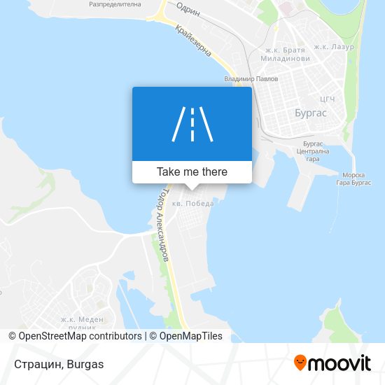 Страцин map