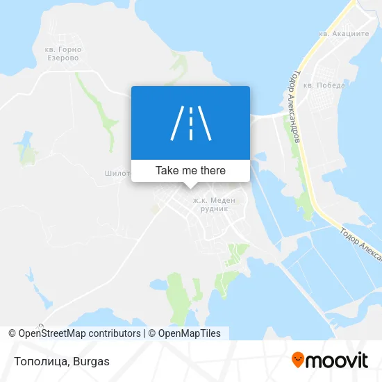 Карта Тополица
