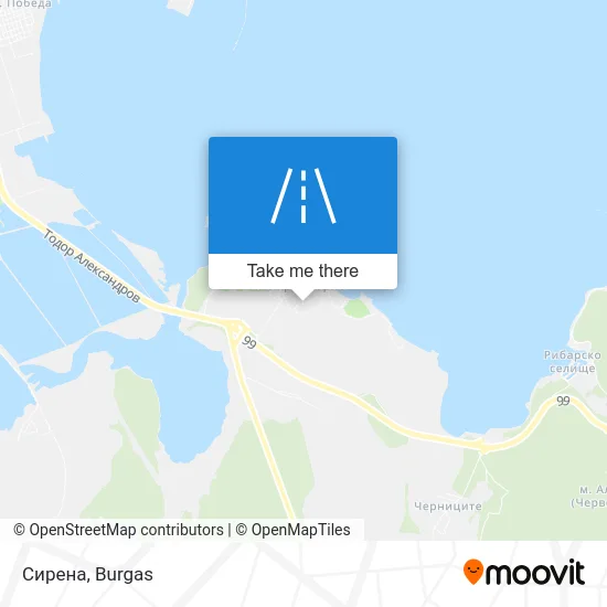 Карта Сирена