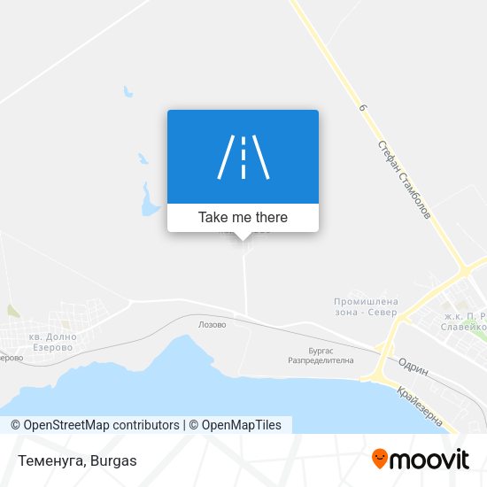 Теменуга map