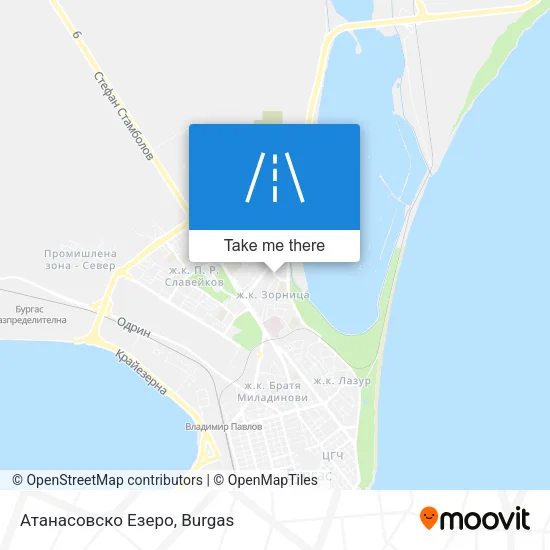 Атанасовско Езеро map