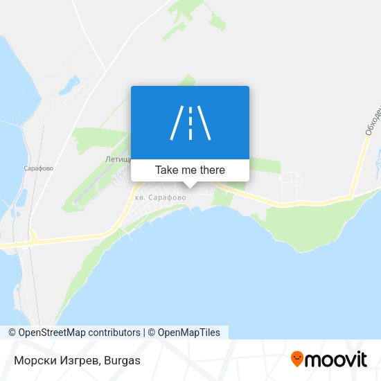 Морски Изгрев map