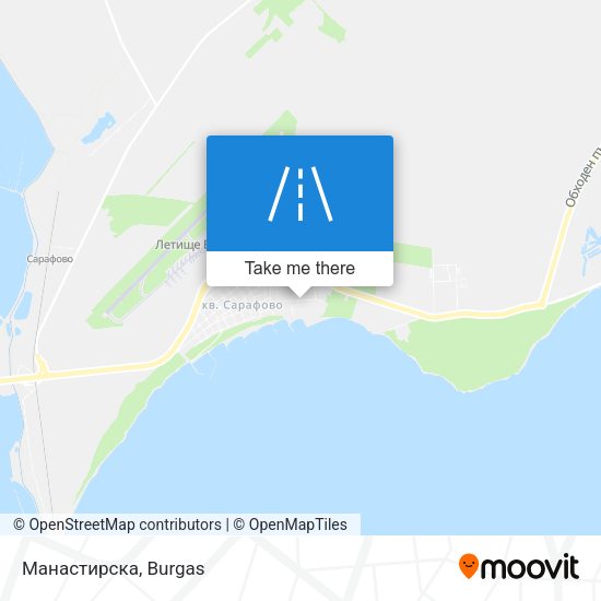 Манастирска map