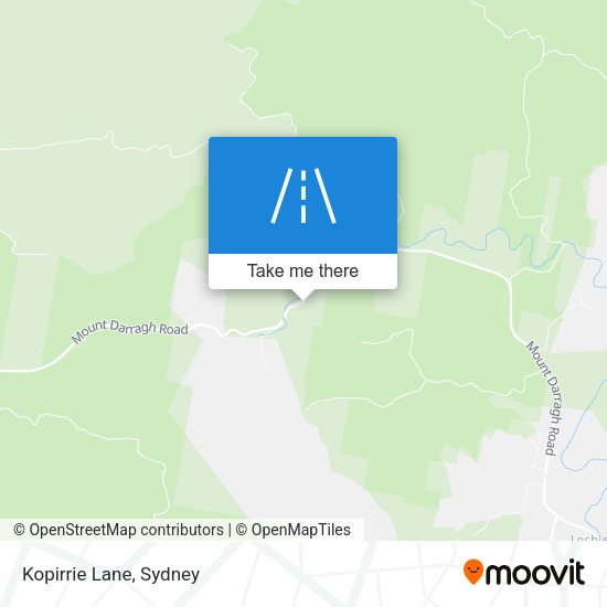 Kopirrie Lane map