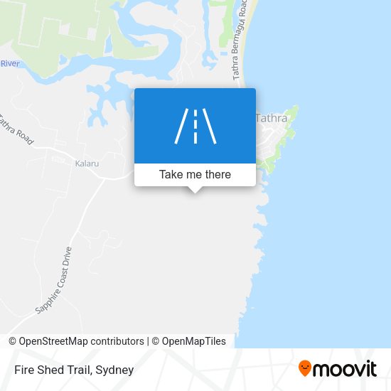 Fire Shed Trail map