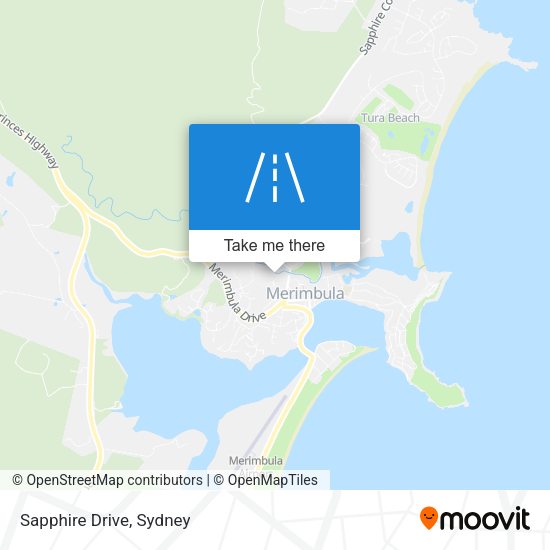 Sapphire Drive map