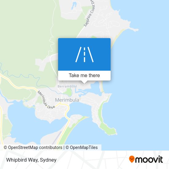 Whipbird Way map