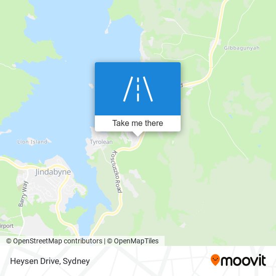 Mapa Heysen Drive