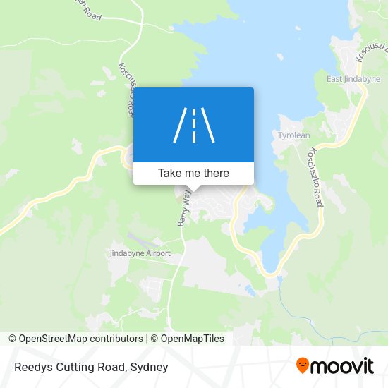 Reedys Cutting Road map
