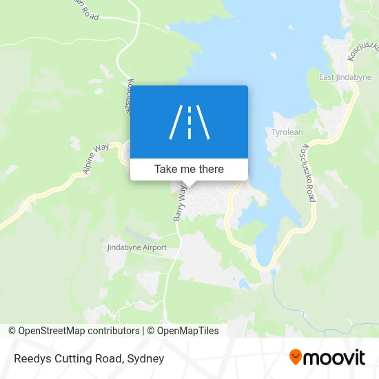 Mapa Reedys Cutting Road