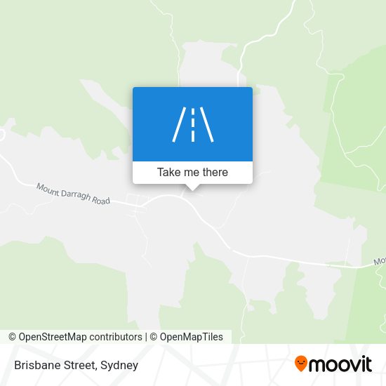 Brisbane Street map