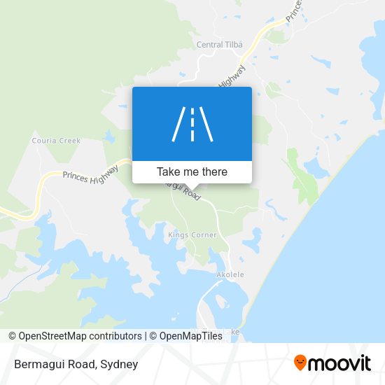 Bermagui Road map