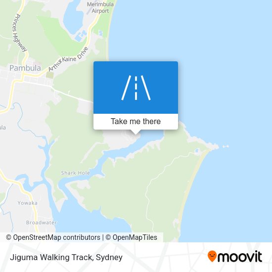 Jiguma Walking Track map