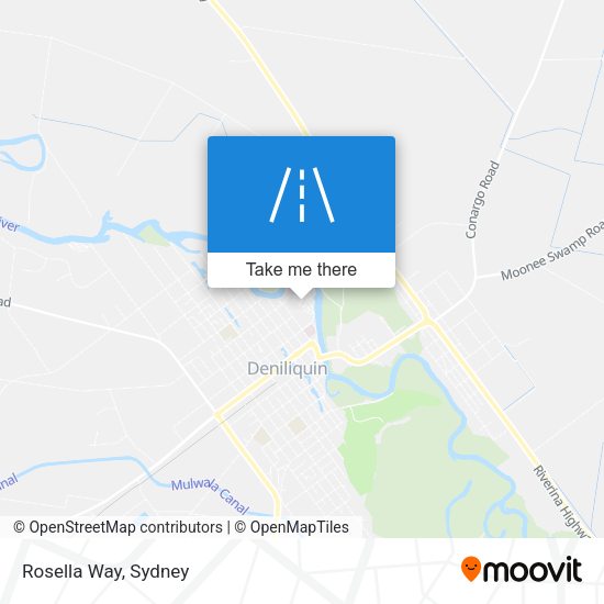 Rosella Way map