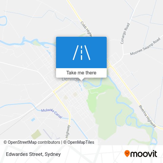 Edwardes Street map
