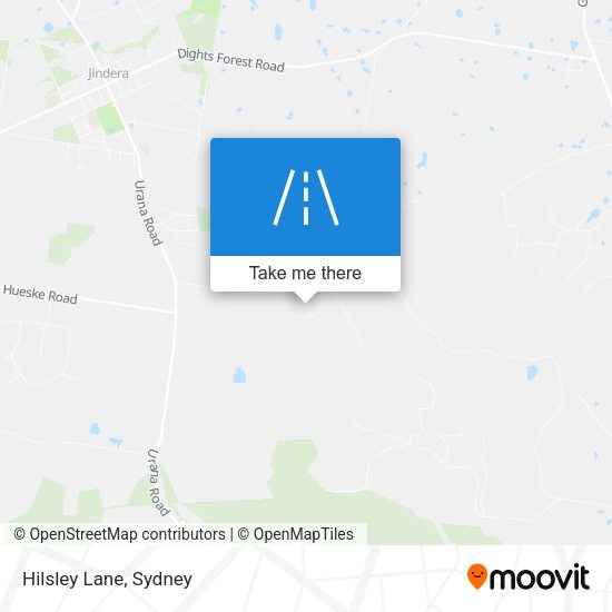 Hilsley Lane map