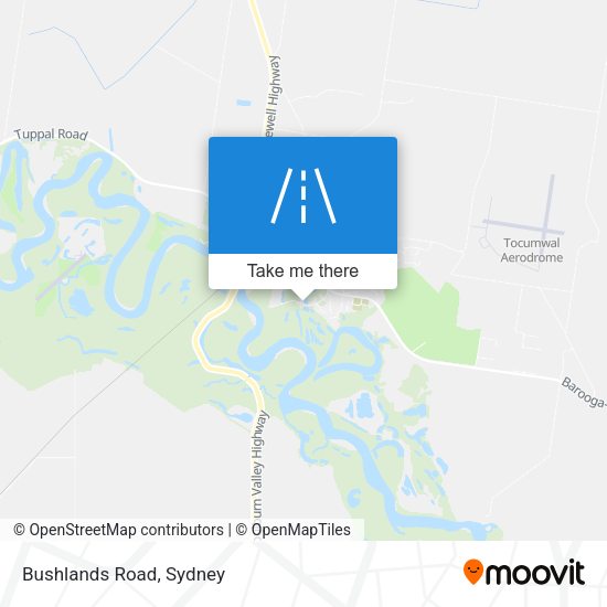 Bushlands Road map