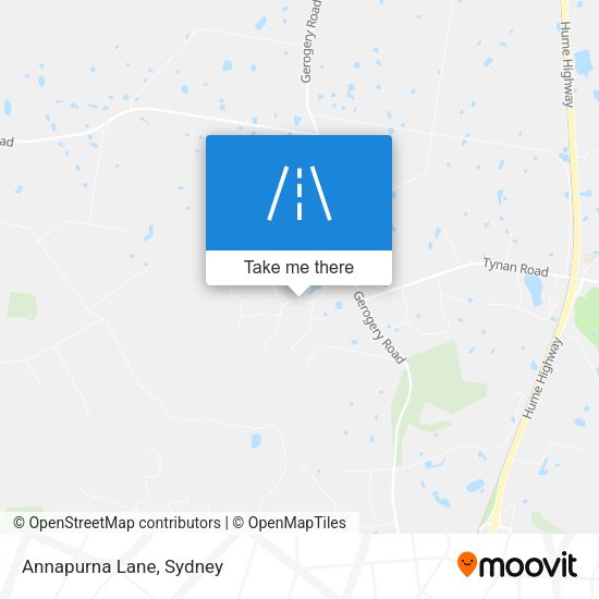 Annapurna Lane map