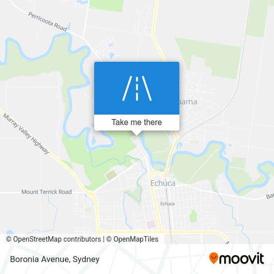 Boronia Avenue map
