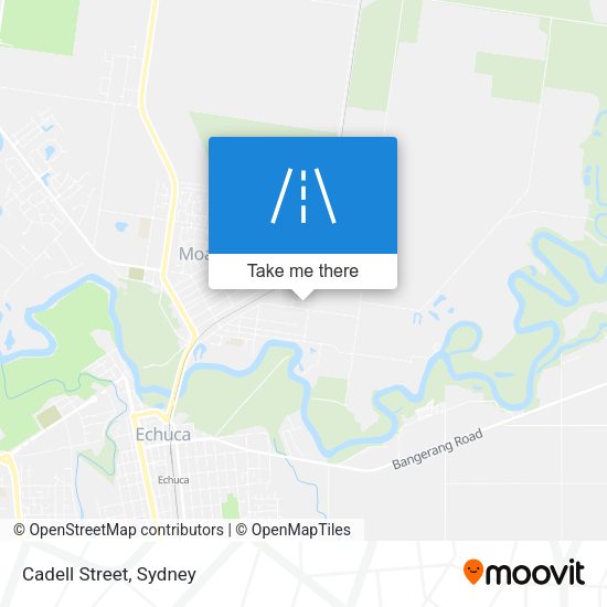 Cadell Street map