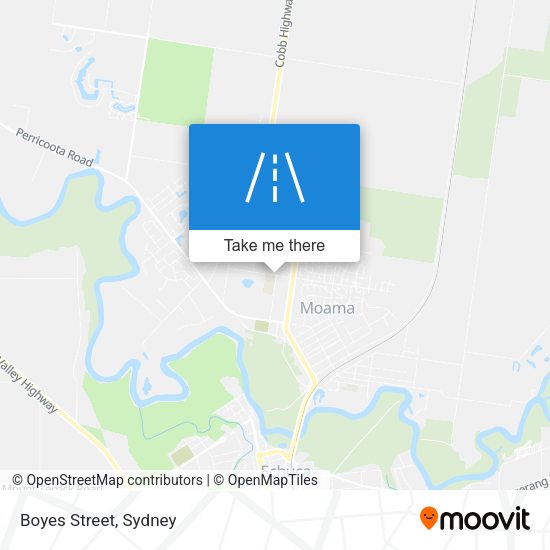 Boyes Street map