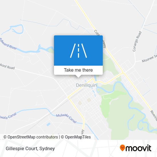Gillespie Court map