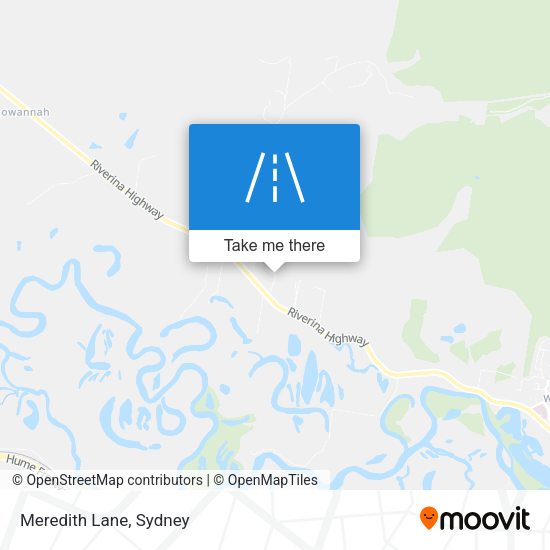 Meredith Lane map