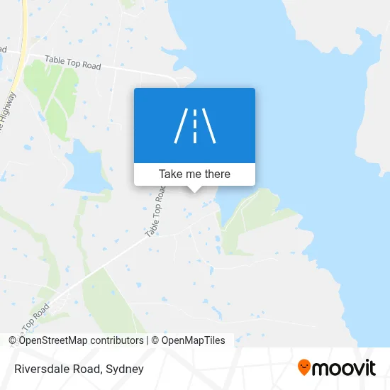 Mapa Riversdale Road
