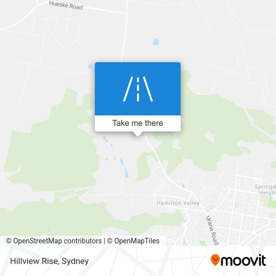 Hillview Rise map