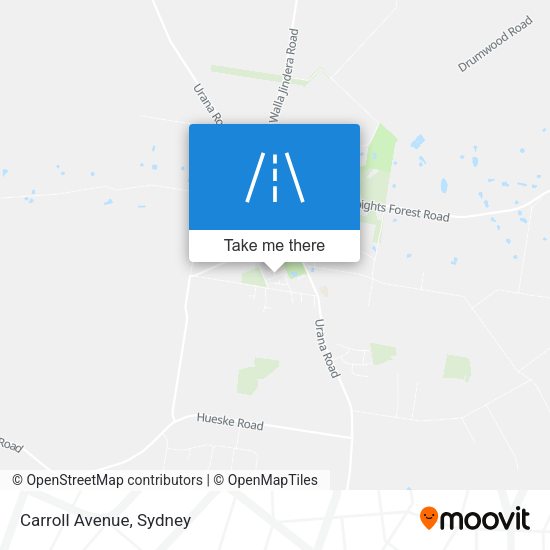 Carroll Avenue map
