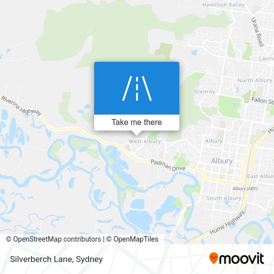 Silverberch Lane map