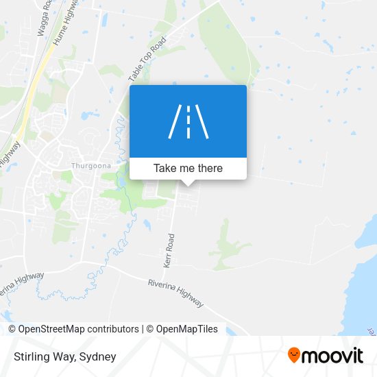 Stirling Way map