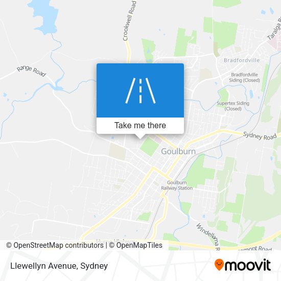 Llewellyn Avenue map