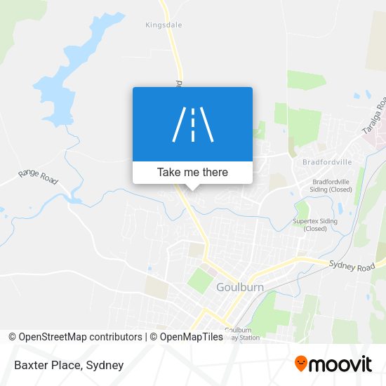 Baxter Place map