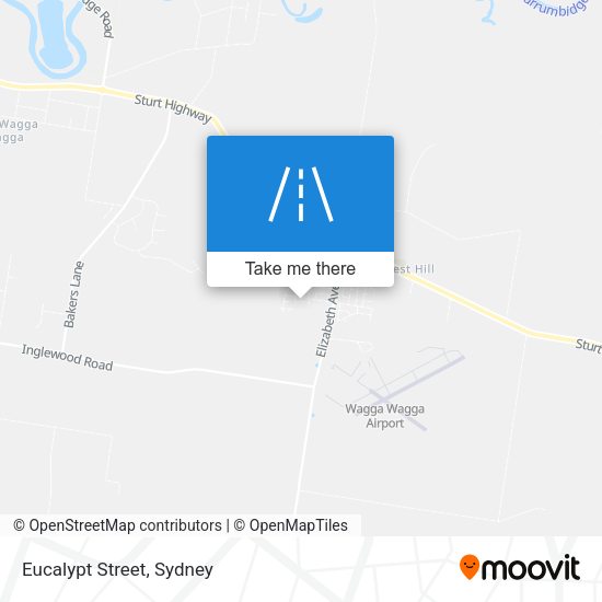 Eucalypt Street map