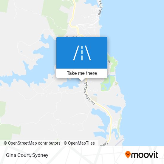 Gina Court map
