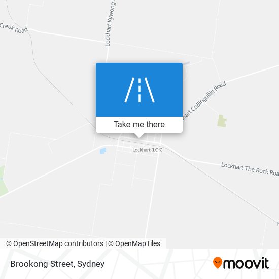 Brookong Street map