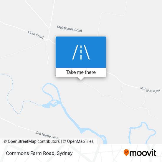 Commons Farm Road map