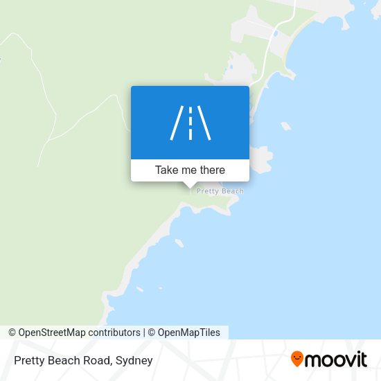 Pretty Beach Road map