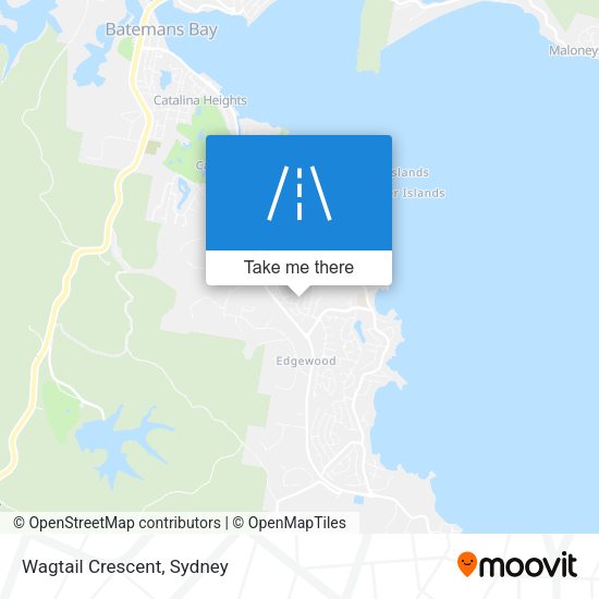 Wagtail Crescent map