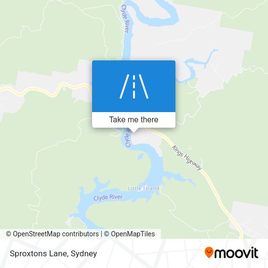 Sproxtons Lane map
