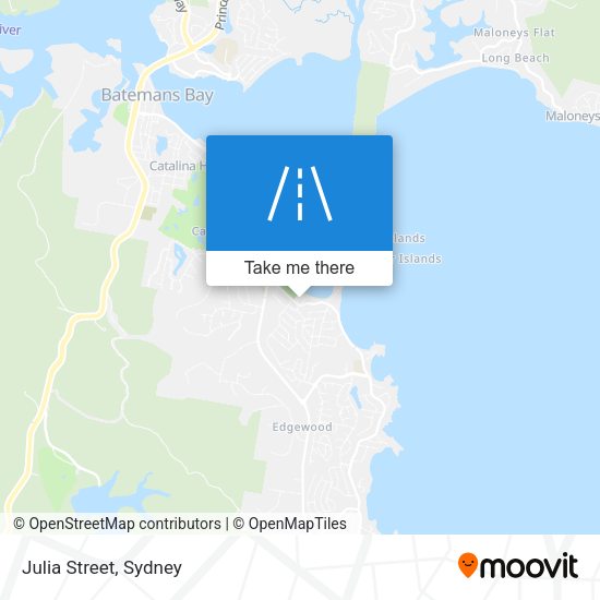 Julia Street map
