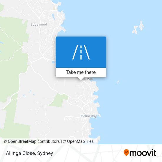 Allinga Close map