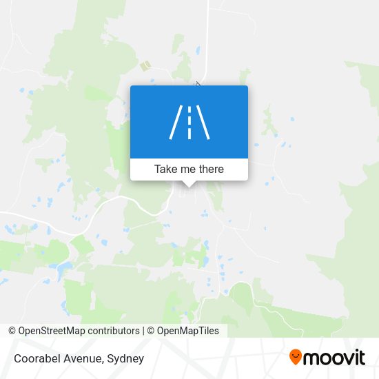 Coorabel Avenue map