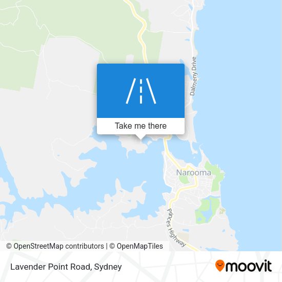 Lavender Point Road map