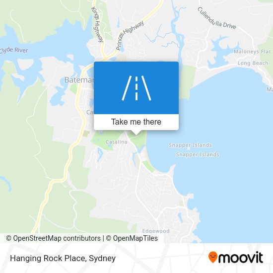 Hanging Rock Place map